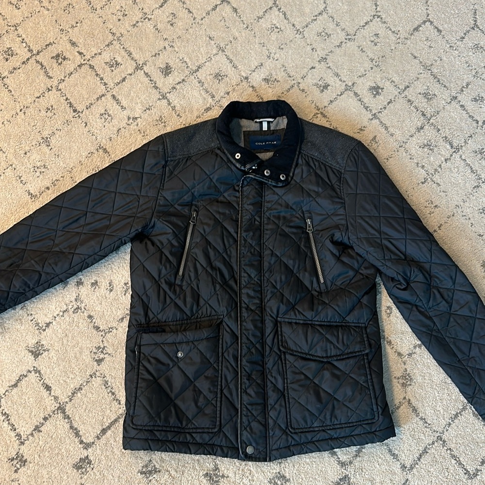COLE HAAN Quilted Jacket Size: Medium